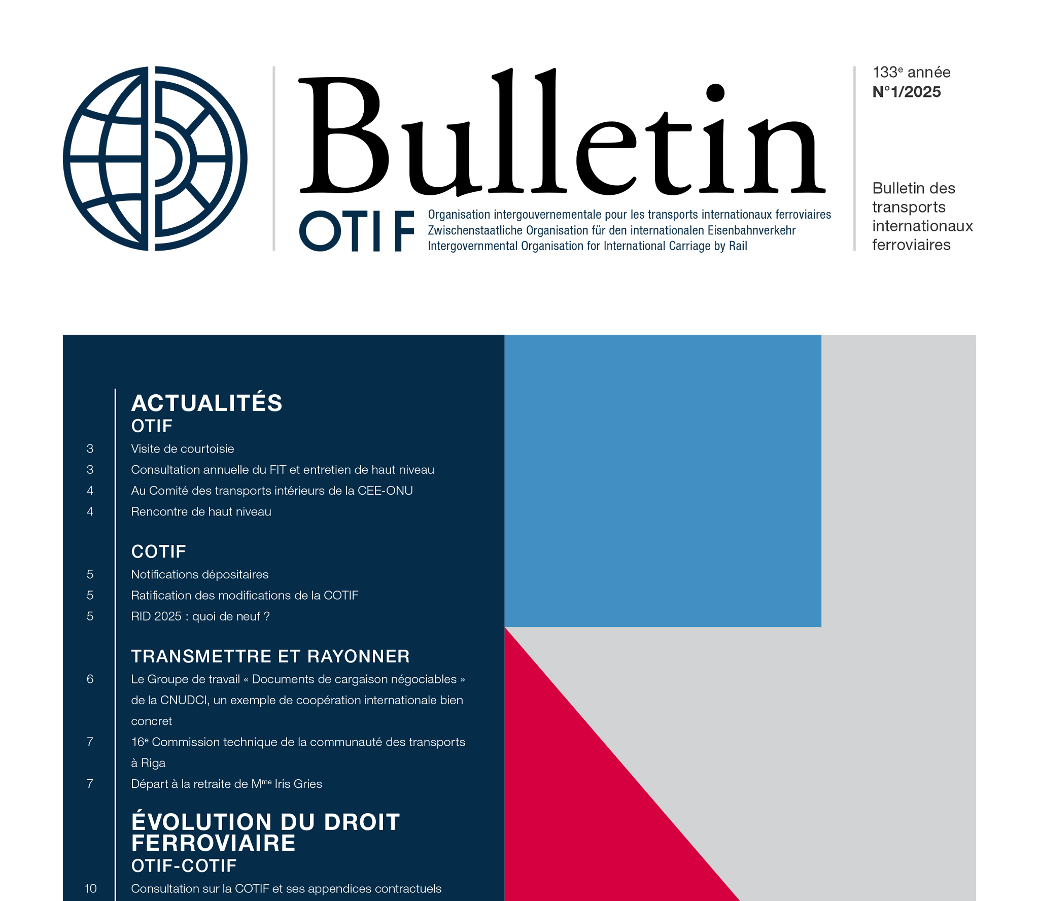 Bulletin 133e année : n° 1/2025